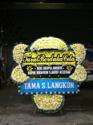 Papan Bunga Duka di Bastiong Talangame